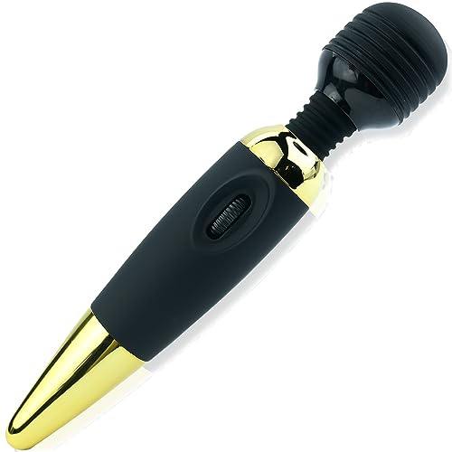 Massagestab für frauen sex 25cm⌀ 4,5cm Vibration Silikon Massage stick Vibrator für frauen Schwarz vibrator wand Massagestäbe Vibrator Aufliegevibratoren wand sex FOPS M23-1