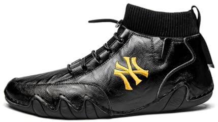 Xuanke Boxschuhe Herren Wrestling Trainingsschuhe Combat Boxers Trainer Atmungsaktiv Boxen Kampfsport Schuhe Fitnesschuhe Bodybuilding Boxing Boots38-46 (Schwarz,42)