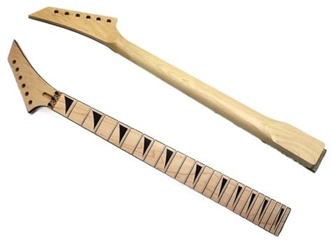 Gitarrenhals Ersatz 6 Saitige 24 Bund T Förmige Halsbindung Ist Für E-Gitarre Mit Doppelkurbel Geeignet