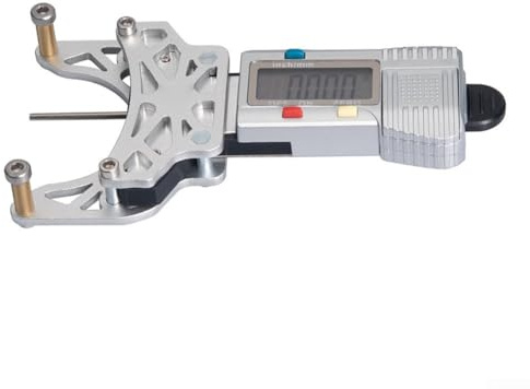 Medidor de tensión de correa digital, medidor de tensión de correa eléctrica de aleación de aluminio, herramienta de lectura fácil diseñada para medición rápida