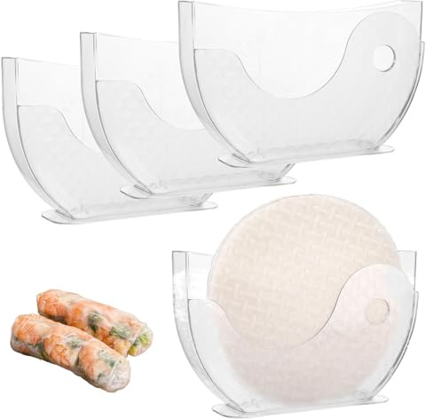 3 Pack Rice Paper Water Bowl Dipper Spring Roll Water Bowl Rice Paper Holder Rice Bowl Rice Roll Shrimp Vietnamese Rice Paper Holder Spring Roll Water Dipper