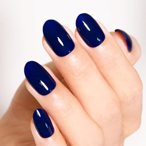 Firedeep Smalto in gel blu navy, 16 ml, blu scuro, UV Soak Off, per autunno e inverno, 1 pz