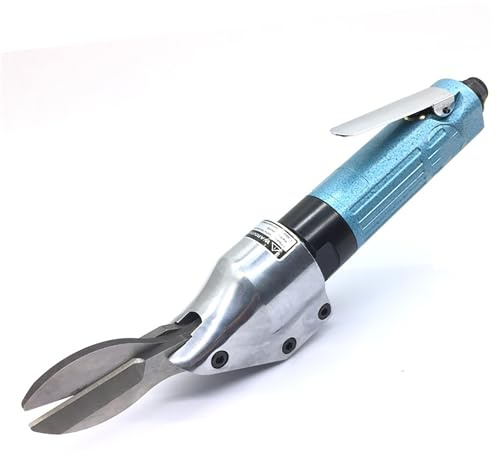 Industrial Pneumatic Scissors, Handheld Air Nibbler, Pneumatic Metal Cutting Tool 2000rpm, High Sharpness and Hardness, Cutting Fast and Sturdy Structure, for Iron Sheets, Aluminum Sheets