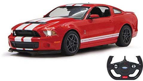 JAMARA Ford Shelby GT500 1:14 2,4GHz - offiziell lizenziert, ca 1 Std. Fahrzeit bei 11 Km/h, LED, Perfekt nachgebildete Details, detaillierter Innenraum,hochwertige Verarbeitung
