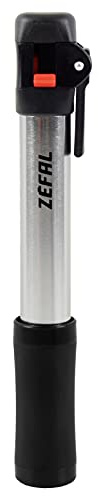 ZEFAL Air Profil Switch, Mini Pompa per Bicicletta, Schrader/Presta/Dunlop Ciclismo, Argento, Taglia Unica