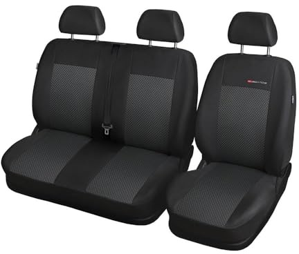 Mossa Passgenaue Sitzbezüge passend für Citroen Jumper III Van 2014-... 2E3 | nur vordere Sitze - 1+2