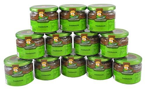 Original Spreewälder Grützblutwurst 12er Pack (12 Gläser à 250 g)
