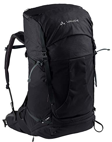 VAUDE Wanderrucksack Brenta 44+6l, wasserabweisender Rucksack Damen & Herren, komfortabler Trekkingrucksack mit integrierter Regenhülle, praktische Fächeraufteilung