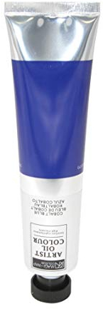 Artist Ölfarbe, 200ml Großtuben in 30 Farben, feine Künstlerqualität (16-kobaltblau)