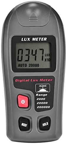 MT 30 Digitaler Illuminometer mit LCD Display Lichtmesser Luxmeter Tester Umweltprüfung Illuminometer für Industrie mit Bereich 0 , 1 20000 Lux oder 0 , 01 20000 Fc