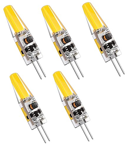 G4 LED Bombilla, AC/DC 12V 3W de iluminación Equivalente a 30W Halógena Lámpara, Sin Parpadeo No Regulable, 260LM, 360° Ángulo de Haz (Color : Natural light 4000K)