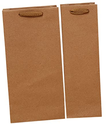Veemoon 12stücke Kraftpapier Wein-verpackungstasche Rotwein-getränketüte Dicke Materialien Hohe Zugfestigkeit Praktisch Für Weinflaschen Und Andere Dinge