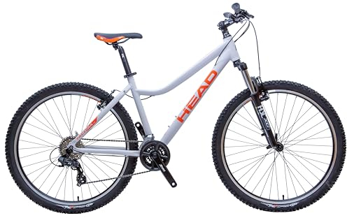 HEAD Damen Tacoma 1.0 Mountainbike, Hellgrau/Orange, 44 EU