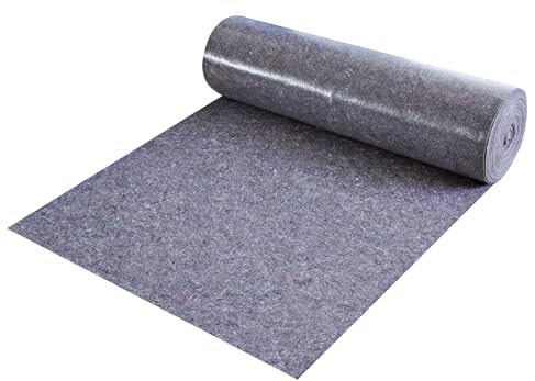 FLOWFLOW Malervlies 25m Rolle 200g/m² -Abdeckvlies für Boden mit Anti-Rutsch Beschichtung-Extra starkes Schutzvlies-Oberflächenschutz bei Renovierung-Mehrfach verwendbar