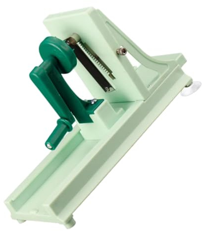 Cabilock Multifunktionale Gemüsereibe Hand Rotationsreibe Aus Edelstahl Und Kunststoff Für Gemüse Und Gewürze Mit Auffangbehälter Grün Manuelle Küchengeräte Für Müheloses Arbeiten