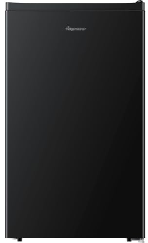 Fridgemaster Under Counter Fridge 92L | Freestanding Fit | Fresh Salad Crisper | LED Light Visibility | Adjustable Shelves | Reversible Door Opening | Slim Dimensions H85 x W48 x D45 cm