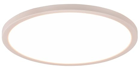 Reality Leuchten LED Deckenleuchte Aureo R64371131, Kunststoff Weiß matt, inkl. 18 Watt LED, Farbwechsel, Fernbedienung
