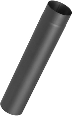 Kolor Rauchrohr Ofenknie Ofenrohr Bogen Rosette Abgasrohre Kaminofenrohr mit Farbe beschichtet 100-150 mm Bogen 45 Bogen 90 Rosette Rohr 250 Rohr 500 Rohr 1000 mm (Rohr 250 mm, Ø 150 mm)