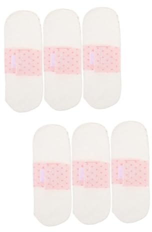 SOESFOUFU 6stücke Waschbare Damenbinden Aus Baumwolle Atmungsaktive Menstruationspads Komfortable Hygieneartikel Für Frauen Für Reisen Und Alltag Wasserfest