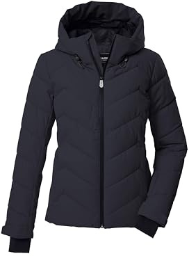 Killtec Damen Ksw 31 Wmn Ski Qltd Jckt Skijacke/Steppjacke/Funktionsjacke in Daunenoptik mit Kapuze und Schneefang
