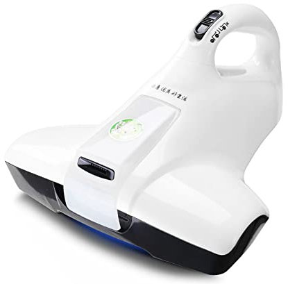 PAHION Handstaubsauger Milbensauger Mit Uv Licht Mit Waschbarem HEPA-Filter Milben Staubsauger UV Tötet Keime Und Allergene Ab Für Matratzen, Kissen, Sofas, Teppiche Für Allergiker, Tierhalter(White)