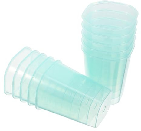DONFAMDS 10pièces Lot De Tasses à Mesurer Transparentes Pour Cuisinière Mélange Et Mesure Ingrédients Variés
