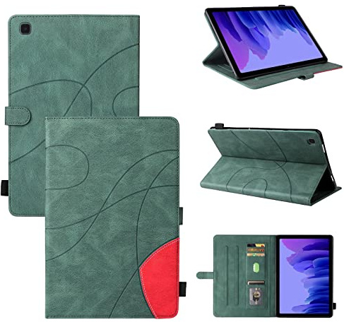 Resa med surfplatta Pu Läder Smart Tablet Väska, Fällbart Standfodral, Automatisk Sleep/Wake Funktion Tablet Väska till Samsung Galaxy Tab A7 10.4 2020 Case (SM-T500 / T505 / T507) Surfplatta skydd