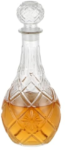 FENGJISUN Caraffa per Vino Decanter Decanter in Vetro con Tappo, Versatore for Vino Vintage for Cene Feste Ed Eventi