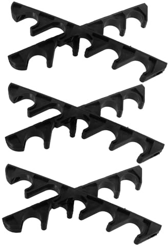 Homoyoyo 6pcs Outdoor Recliner Accessories Plastic Chair Buckle Adjuster Chaise Lounge Clip for Garden Balcony Patio Lounger Chair