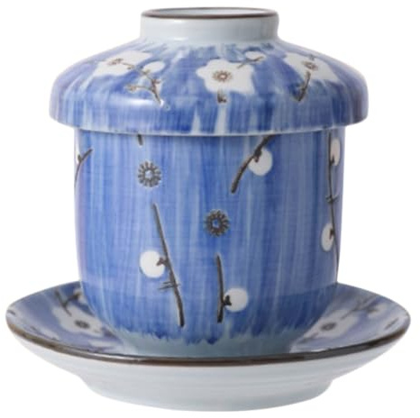 TOGEVAL Bol à Soupe en Céramique Japonaise Couvercle Cocotte pour Mijoter Œufs et Desserts Bol Vapeur Multifonction Ustensile Cuisine Pratique pour Maison et Restaurant