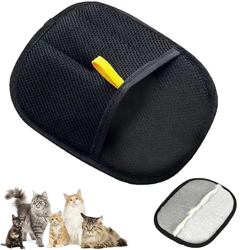 Gant de dépilation pour chats et chiens, 2026 Nouveau Gants électrostatiques anti-poils d'animaux de compagnie à cinq doigts, Outil réutilisable de dépilation pour animaux de compagnie (1PCS)