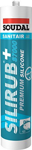 Soudal Silirub+S7000 Premium Sanitär Silikon 310 ml Kartusche - staubgrau