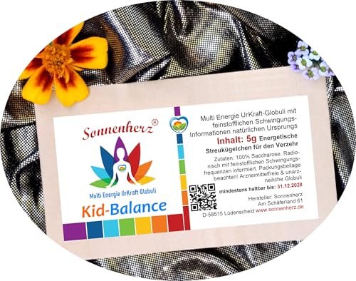 Kid-Balance Kinder All-In-One Globuli. Energetische UrKraft für mehr Einklang & Lebensfreude: Schlaf, Schule, Ausbildung, Ruhe, Relax mit Bachblüten und mehr für den Alltag von Kindern. Nachfüllpack