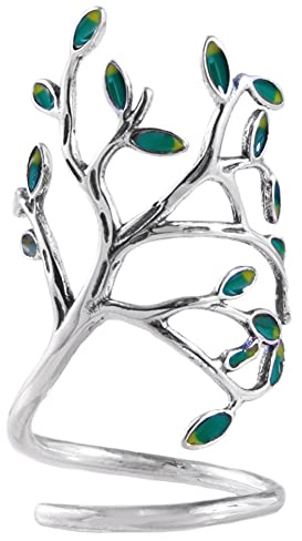 Helen de Lete Innovativer Ring mit Lebensbaum, Sterling-Silber 925