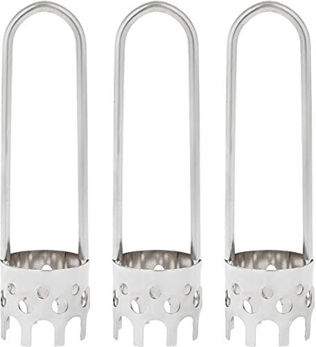 Apple Core Remover - Pack of 3 - Steel Cucumber Corer - Onion Corer - Stainless Seed Removal