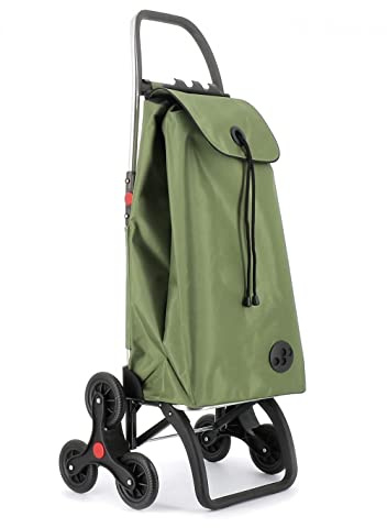 Klappbarer Einkaufstrolley Rolser I-Max MF 6 Räder Treppensteiger - Kaki