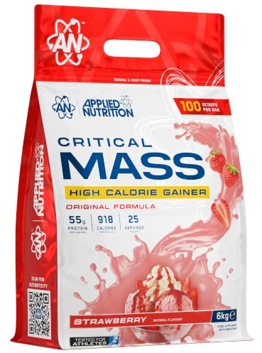 Applied Nutrition Critical Mass Original (6000g) Strawberry - Viktökning - Utan kreatin