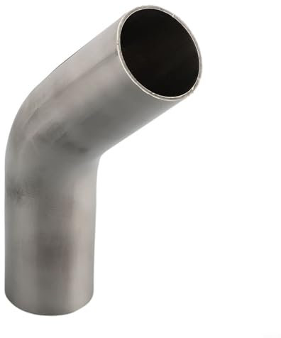 HEIBTENY Edelstahl-Winkelstück Edelstahlkrümmer 90° Edelstahl-Bogen 19 mm bis 51 mm Edelstahlrohr Wandstärke 1,5 mm(45 mm)