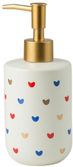 Distributore di sapone Liquido lavamani in ceramica Stile semplice Shampoo for la casa Gel doccia Balsamo B&B Hotel Flacone pressato Distributore di sapone per il bagno(B)