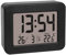 TFA Dostmann Mini Despertador Digital 60.2044.01, Funciona con Pilas, con Alarma Fuerte, Temperatura Interior, Fecha, Reloj de Cuarzo, Despertador de Viaje, Color Negro