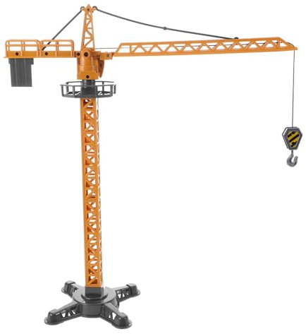 KONTONTY Spielzeug Kranwagen Groß Schwenkkranmodell Baustellenfahrzeuge Aus Druckguss Kran-bauspielzeug Für Kinder Miniaturauto 1:50 BAU-LKW-Spielzeug