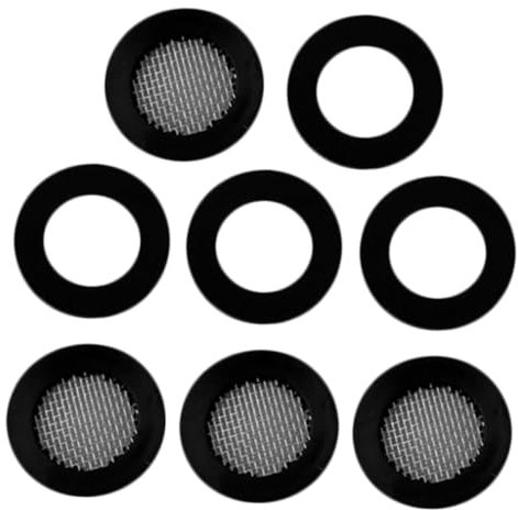 DOITOOL 4sets Shower Filter Gaskets Rubber Washers for Preventing Leaks in Bathroom Accessories