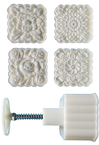 Stampo Per Torta Luna a Forma Di Fiore Cinese 180g Fondente A Pressione Manuale Stampino A Pressione Strumento Cottura