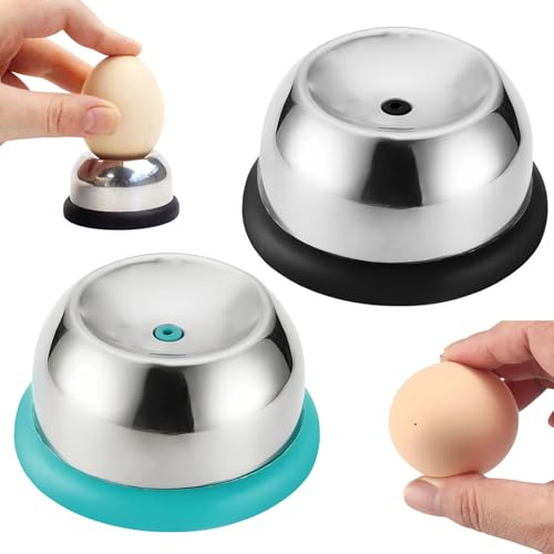 2 Stück Eierpiekser,Eierstecher Eipicker Edelstahl,Eierpicker Küchen,Eierlocher Hilfe Egg Gekochtes,Eierpikser Camping, Spülmaschinenfest,Stecher für Hart Gekochte Küchenutensilien Bar Cooking Egg