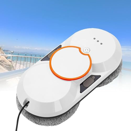 Robot pulitore, 5600pa Robot per la Pulizia Intelligente del Vetro - Doppio spruzzo d'Acqua per Interni ed Esterni Kit detergente Intelligente per finestre in Piastrelle di Vetro