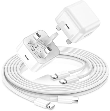 iPhone 17 16 15 Charger,[MFi Certified] 2 Pack 20W Fast USB C Charger Plug and 2M USB C to C Cable for for New Apple 17/17Pro/17 Pro Max/Air/16/16 Plus/16Pro Max/15/15 Plus/15 Pro/15 Pro Max/iPad