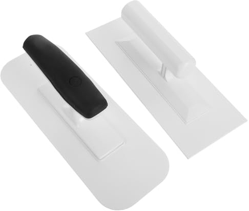 OSALADI 2pezzi Cazzuola in Plastica Per Finitura Strumento Manuale Per Lisciatura Intonaco Adatto Muratura e Finitura Superficiale Design Ergonomico Per Applicazione Uniforme
