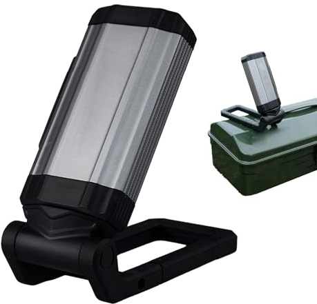 Lampada da Tavolo con luci notturne a LED Ricaricabile da Lavoro | Campeggio Magnetico | Rotazione a Tenuta stagna LED Luminoso per Caccia, esplorazione, Campeggio, Nautica, cantie