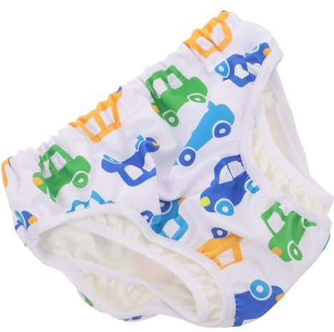 IMIKEYA Pannolino Piscina Unisex Riutilizzabile con Cartone Animato Facile da Indossare e Lavare per Ragazzo e