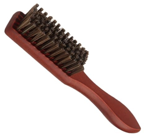VILLFUL Bartbürste und Nylon mit Weichen Borsten für Haarstyling und Bartpflege für Friseursalon und Zuhause mit Komfortablem Griff und Staubentfernung